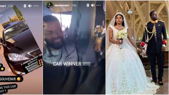 Cab driver who took guest to Malivelihood and Deola Smart's wedding wins Lexus car and N3.5m at the ceremony