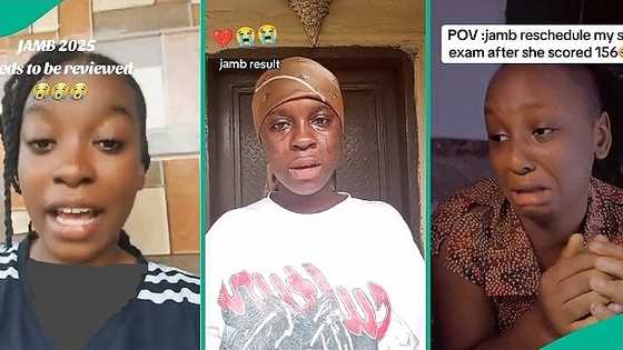 "Girl cuts hair over JAMB result": 3 students who unexpectedly got low scores in UTME 2025