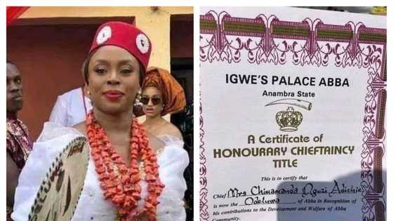 Renowned novelist, Chimamanda Adichie, bags chieftaincy title at own community