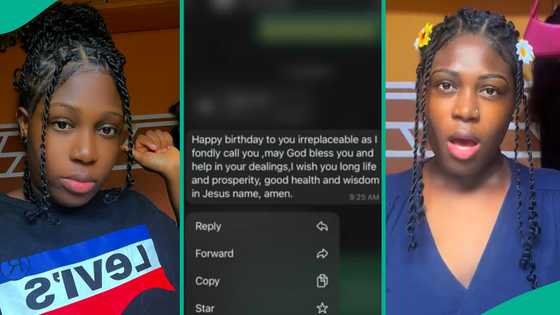 Nigerian lady displays message ex-husband sent her 18 months after she walked out of their marriage