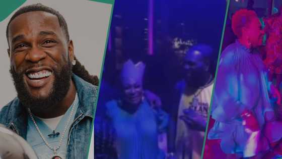 Burna Boy parties with his parents at Lagos nightclub, Phyno spotted with singer's sister in video