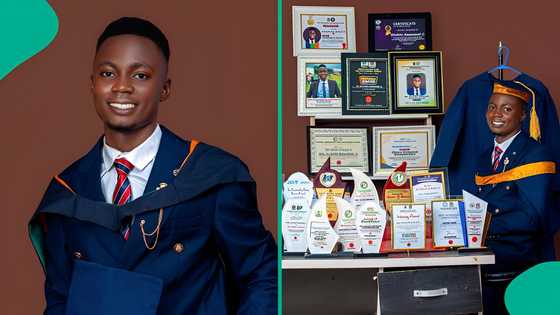 Man who did multiple jobs to buy JAMB form graduates with upper credit from the Polytechnic, Ibadan