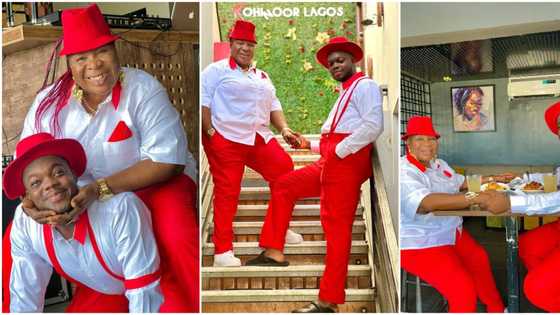 Valentine’s Day: "This kind love no get part 2" - Cute Abiola treats actress Madam Saje to memorable date