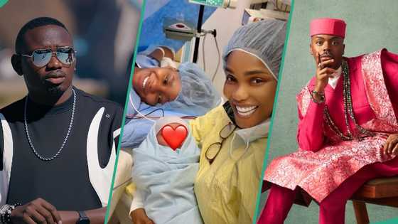 Segun Johnson composes song for Priscy Ojo’s baby, Enioluwa displays dance moves: “int’l baby”