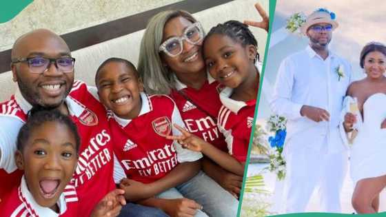 Mary Njoku teases daughters with flowers for 11th anniversary: "When you marry, tell your husband to send"