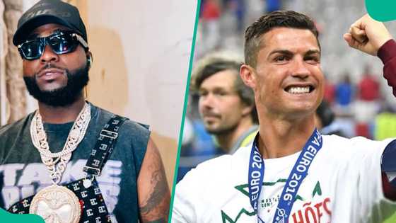 "Ni masoyinsa ne": Davido ya faɗi yadda ya ke musayar sakonni da Ronaldo