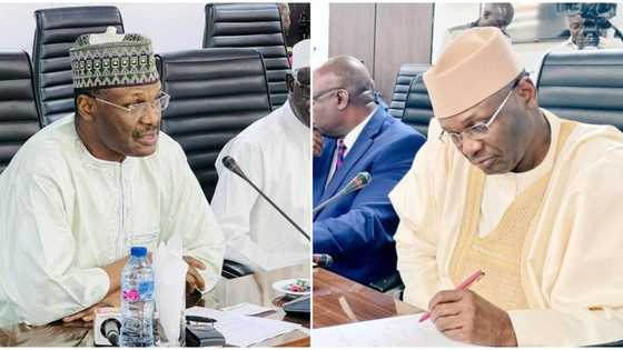 INEC chairman admitted to declaring blurred results at tribunal? Fact emerges