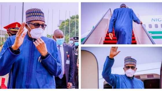 Why Buhari's UK trip is different this time, presidency reveals, shares photos of how PMB left Nigeria