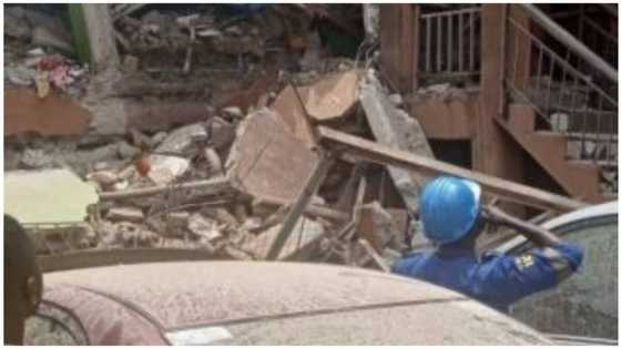 BREAKING: Tragedy Strikes in Lagos as Another Building Collapses, Rescue Mission in Motion (Photos)