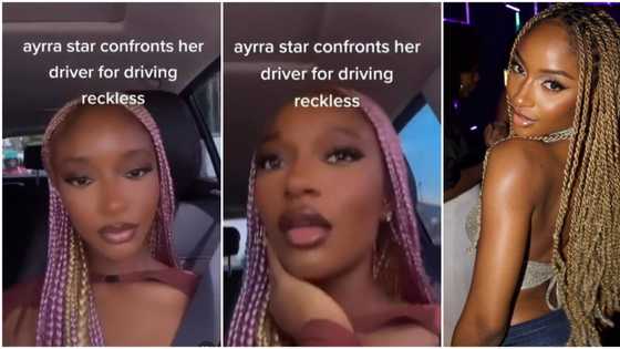 Ayra Starr confronts driver over reckless driving, video trends, netizens react: "No injure our sabi girl"