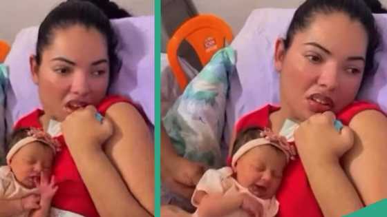 "Motherhood is not easy": Mum suffers stroke immediately after delivering baby, video melts hearts