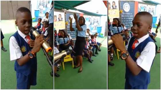 I'm not better than you, my friends - Nigerian kid campaigns for head boy post in school, viral video wows many