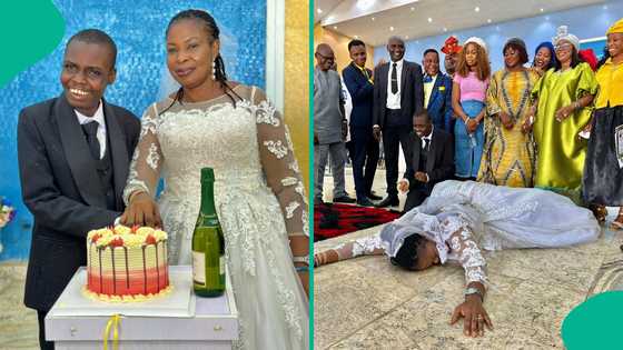 Autistic man and wife to receive N10 million, trip abroad as they wed at OPM, photos go viral