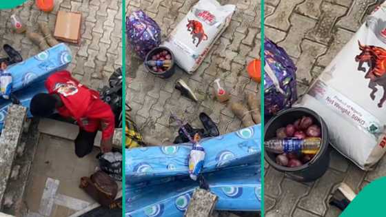 Nigerian man in awe after seeing what fresher brought to school, video gets attention
