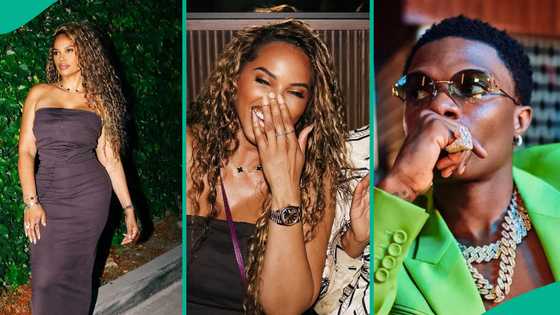 Wizkid's fans congratulate his baby mama Jada P as she flaunts ring after Hollywood Bowl concert