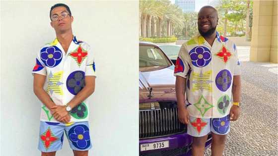 Ronaldo 'attacked' by teammates after wearing same outfit Hushpuppi wore before his arrest (photo)