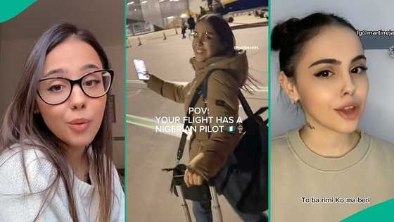 White lady who boarded flight with Nigerian pilot shares what he said during takeoff