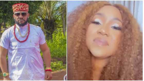 "You don't listen to me": Drama as clip of Yul Edochie and 2nd Wife, Judy Austin fighting leaks, fans react