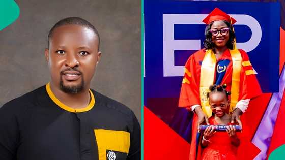 Lagos Business School graduate reacts as wife bags master’s degree from Miva University, shares plan