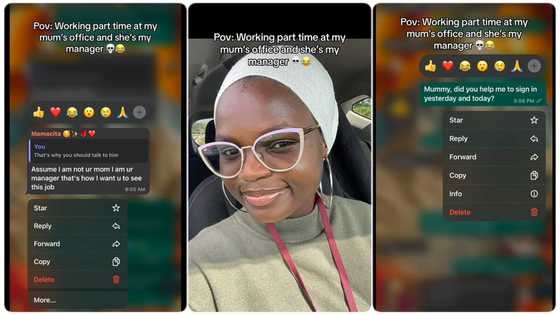 Leaked chats surface as mother confronts daughter for addressing her informally at work