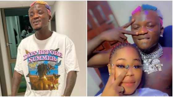 Sweet video of Portable's wife driving his G-Wagon surfaces: "Na werey but love dey package with am"