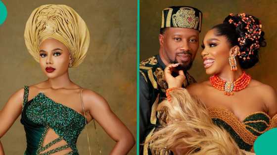 Nancy Isime causes buzz as she speaks about her wedding, celebrates Sharon Ooja, hubby