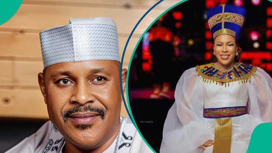 Saidi Balogun, Fathia Williams link up, fuel speculation, clip trends: "Fight don tire them"