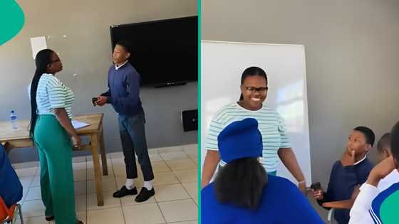 Bold schoolboy proposes to his teacher in front of class, video generates mixed reactions