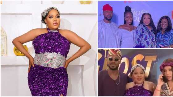 Toyin Abraham: Fun videos from actress' star-studded birthday party/film premiere, King Sunny Ade performs