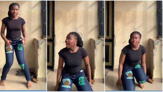 "Mess up": Drama as Deeper Life mum catches daughter in trousers dancing to Rema's song, video goes viral