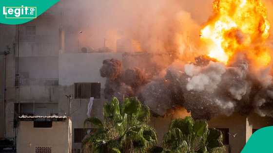 Fire razes 4 flats reportedly owned by ex-Northern governor Ahmed Yerima in Abuja