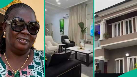 Uche Nancy gifts self film house in Lekki on her birthday, interior of building trends: “Congrats”