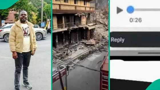 Last words of businessman who was trapped inside Lagos Great Nigeria building breaks hearts