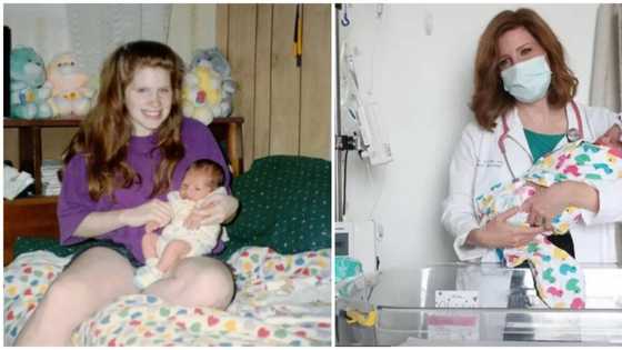 She gave birth at age 15: Joy as teen mum who quit school fulfills her dream of becoming a doctor at 40
