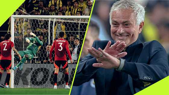 Mourinho can't believe Andre Onana's epic double save, Video goes viral