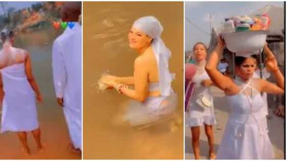 "Pastors do come to me": Nigerian lady who dumped Christianity, serves river goddess finally speaks