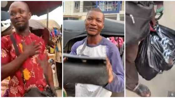 Honest keke driver rewarded with only N1k for returning bag containing 10 new phones passenger had forgotten