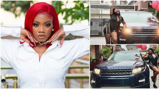 Where dem dey see money? Reactions as BBNaija's Angel, 21, splashes millions on new Range Rover ride