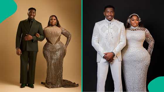 Victor Thompson marks 5th anniversary, hilarious reactions trail pictures: "I will always be yours"