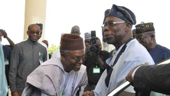 Obasanjo ya kai wa El-Rufa'i ziyarar bazata a Kaduna