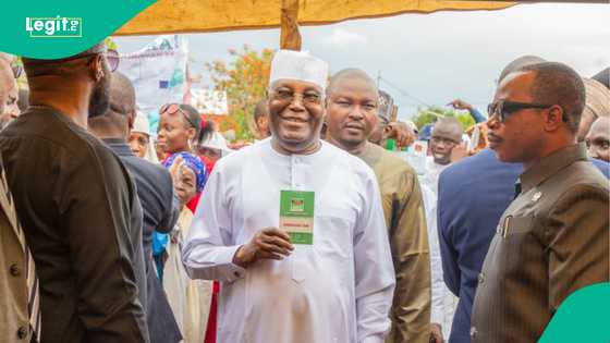 Just In: Atiku speaks after casting vote in ADC election