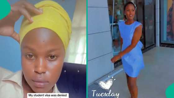 Heartbreak as lady's study visa gets denied after she sold all her furniture and told her landlord