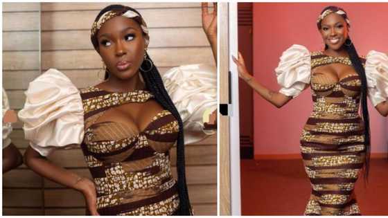Ankara fashion: BBNaija star Vee shares rare photo in African print, leave fans in awe