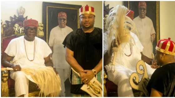 Nwanne'di'namba: Olakunle Churchill conferred with chieftaincy title, shares photos