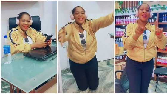 "God Took Over": Nigerian lady who started her business with N100k celebrates as she makes it in viral video
