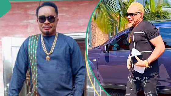 "Na filter or not?" Netizens confused over actor Jerry Amilo's skin colour in video