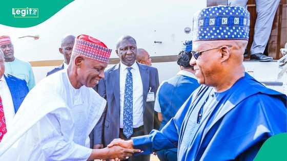 Yadda jagororin APC suka ki tarbar Kashim Shettima a Kano bayan Ganduje ya yi murabus