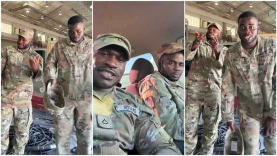 "So proud": 2 Nigerian men relocate to America, join US Army, celebrate their big achievement