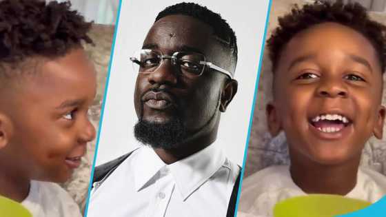 Sarkodie interviews his son, MJ, adorable video warms many hearts online: "So cute"