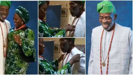 “Through rain, through sunshine”: Touching video of Joke Silva styling Olu Jacobs for 80th birthday photoshoot